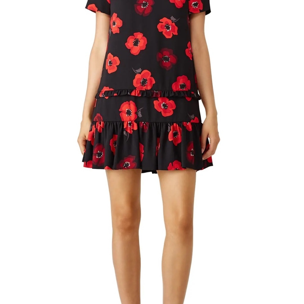 Kate Spade Poppy Ruffle Dress Size Large